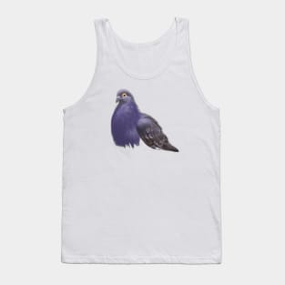 Cute Pigeon Drawing Tank Top